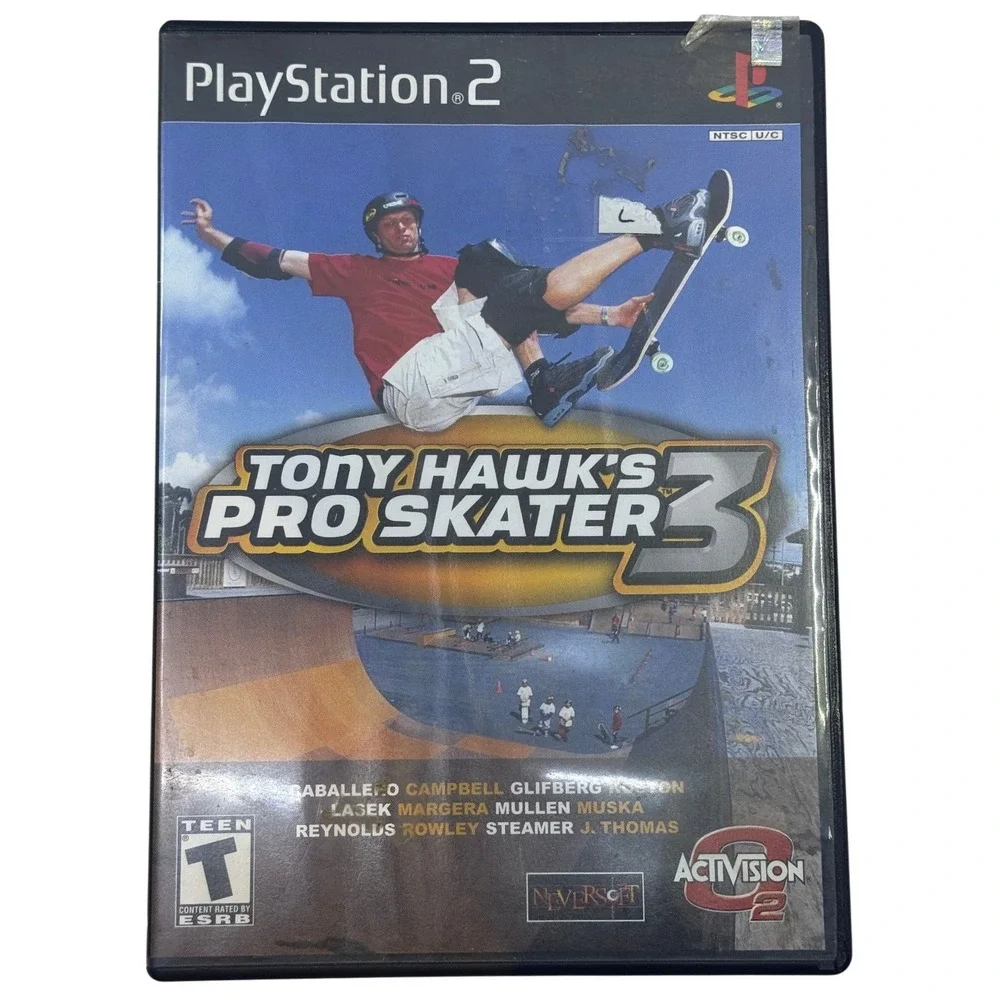 Tony Hawk's Pro Skater 3 Sony PlayStation 2 PS2 Game with Manual SLUS 20013